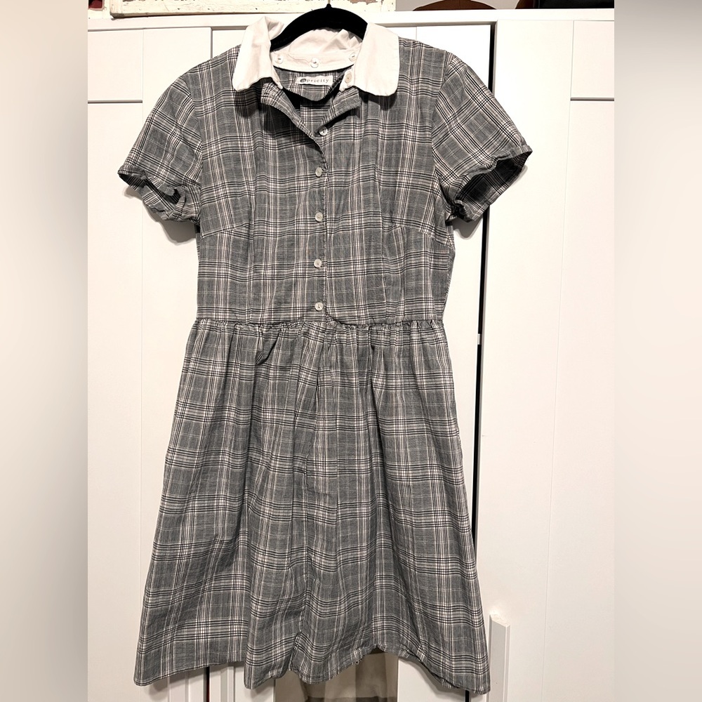 Apricity Plaid Dress